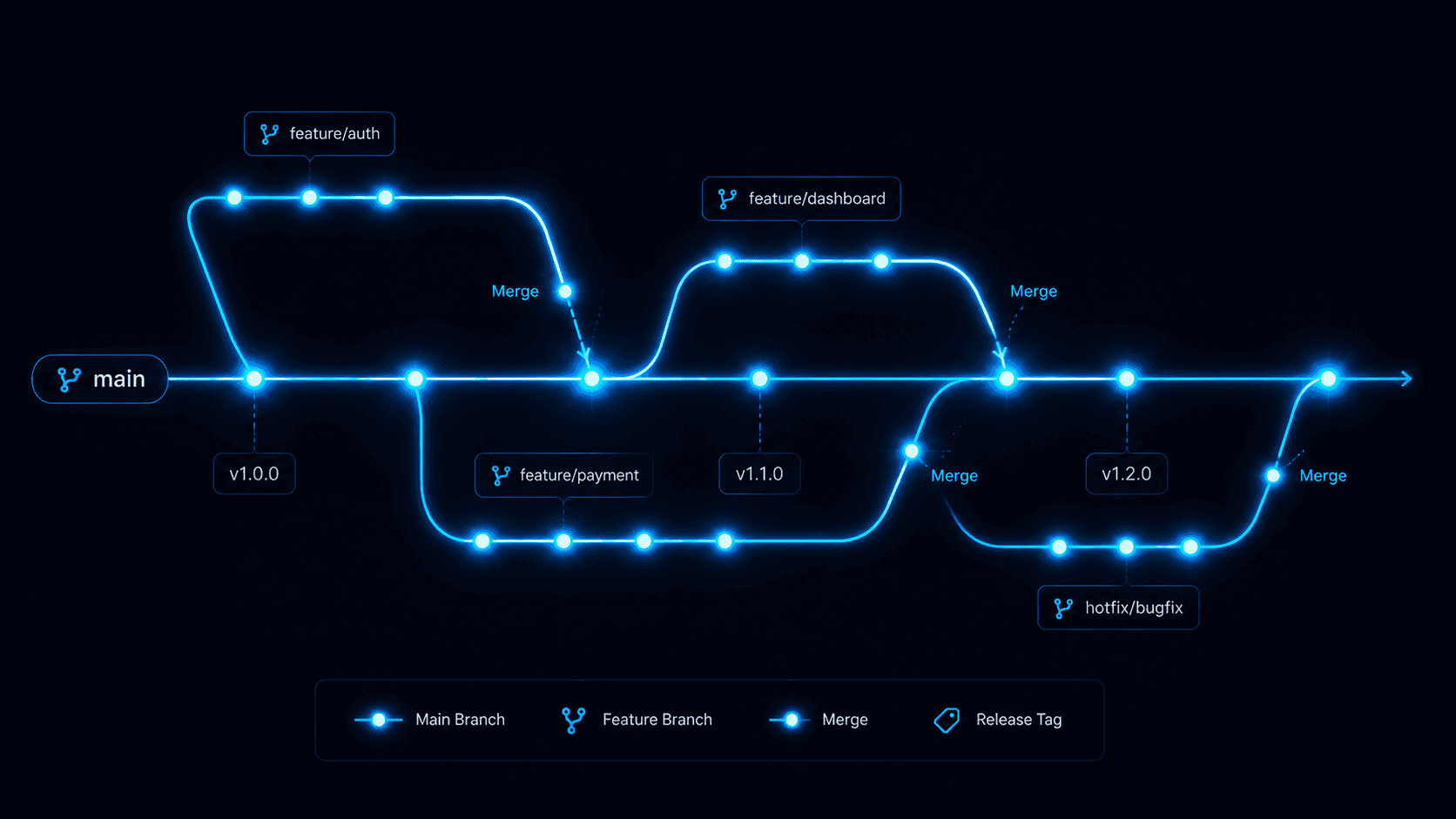 Visual Git Workflows: Branch, Stash, and Analyze