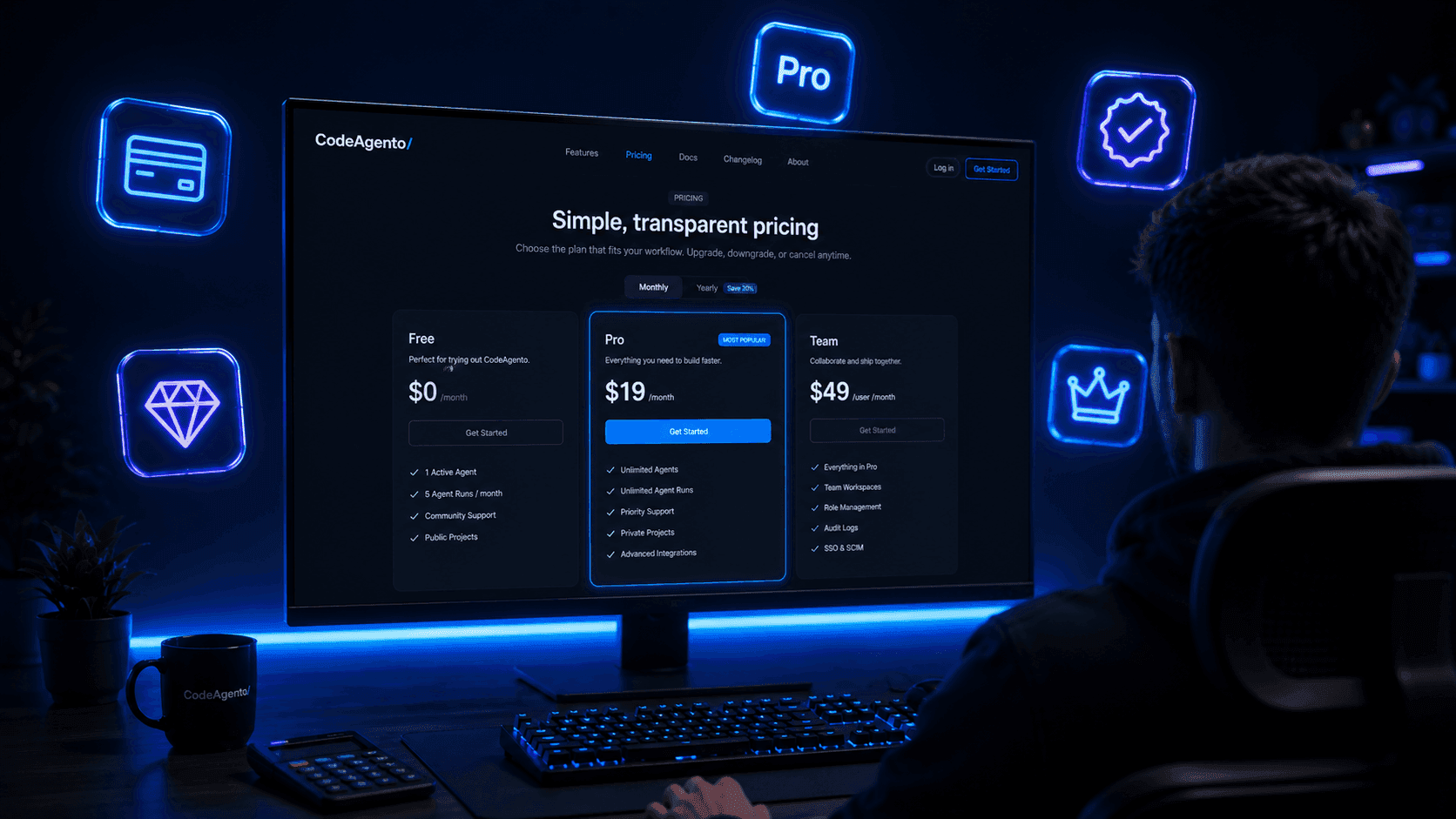 CodeAgento pricing plans