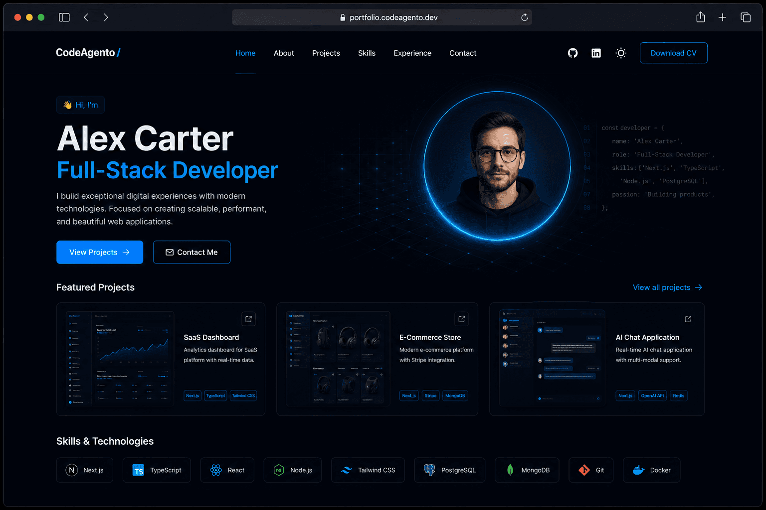 Developer Portfolio